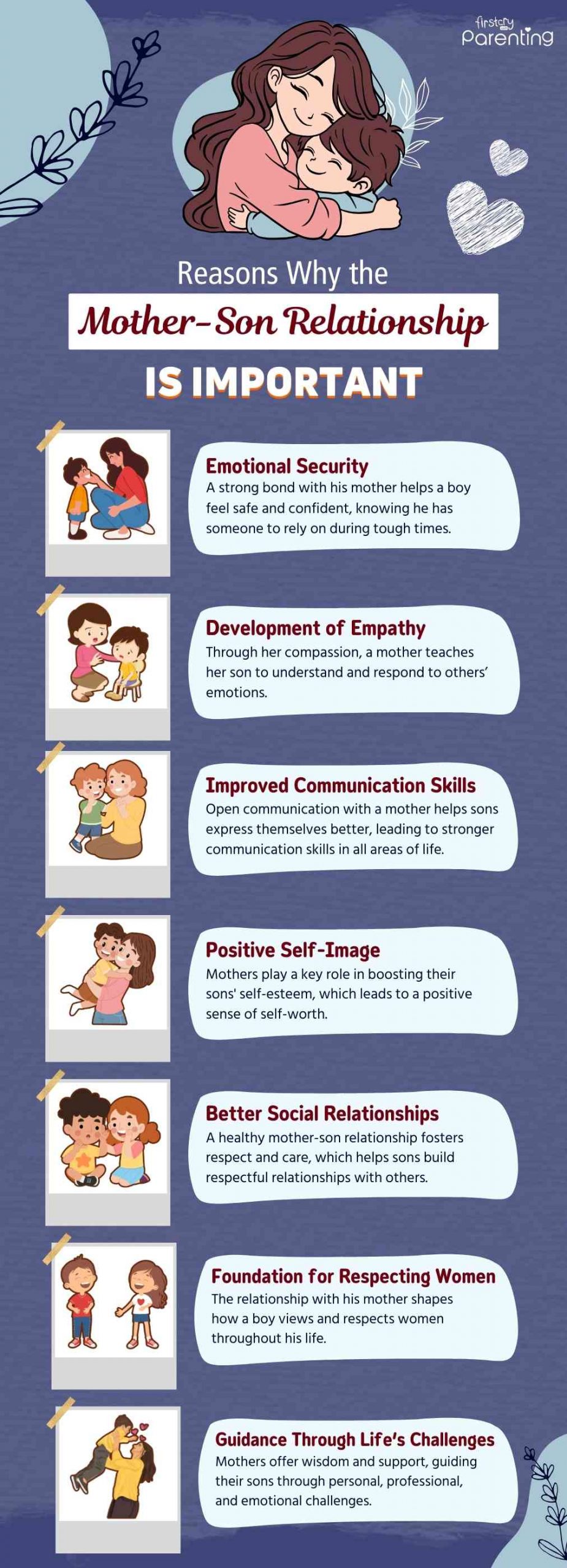 Reasons Why the Mother-Son Relationship Is Important - Infographic