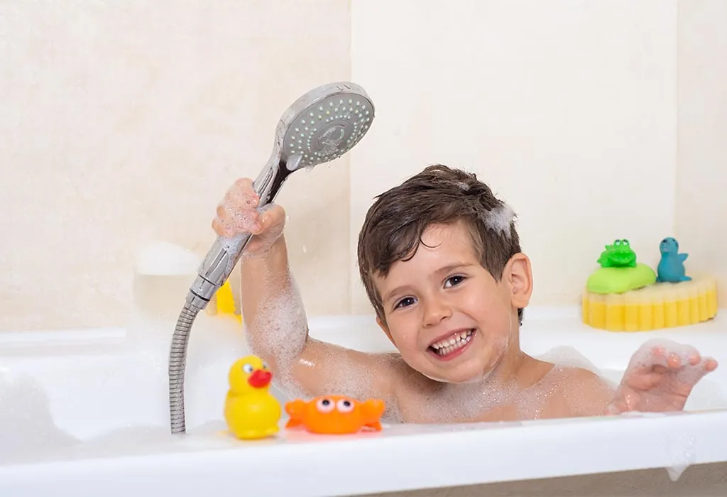 Bath Time with Bubbles
