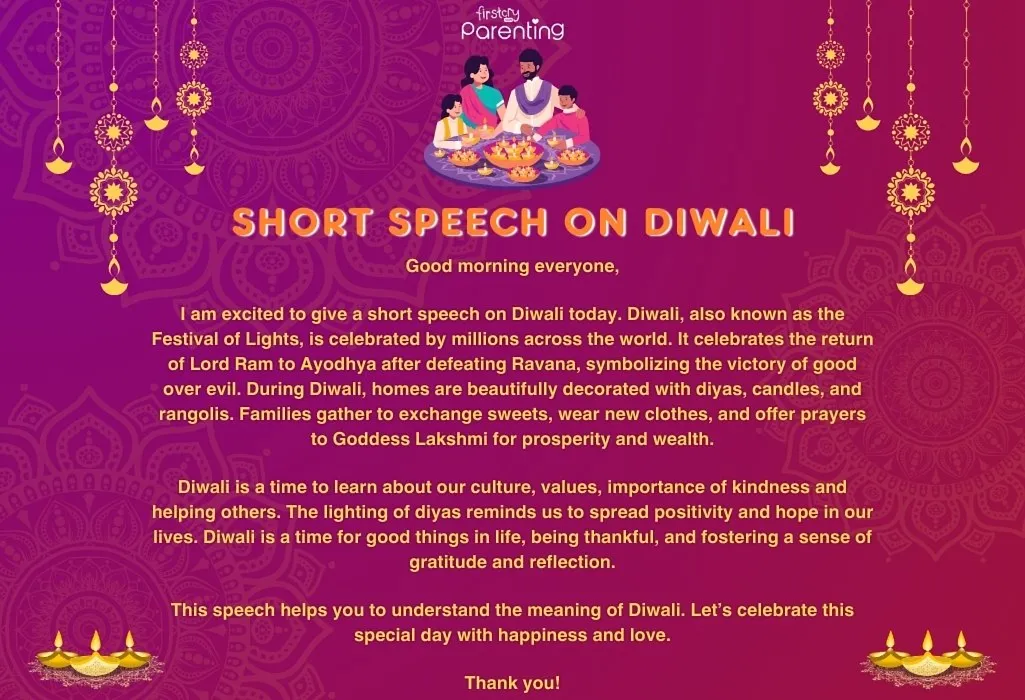 Short Speech on Diwali