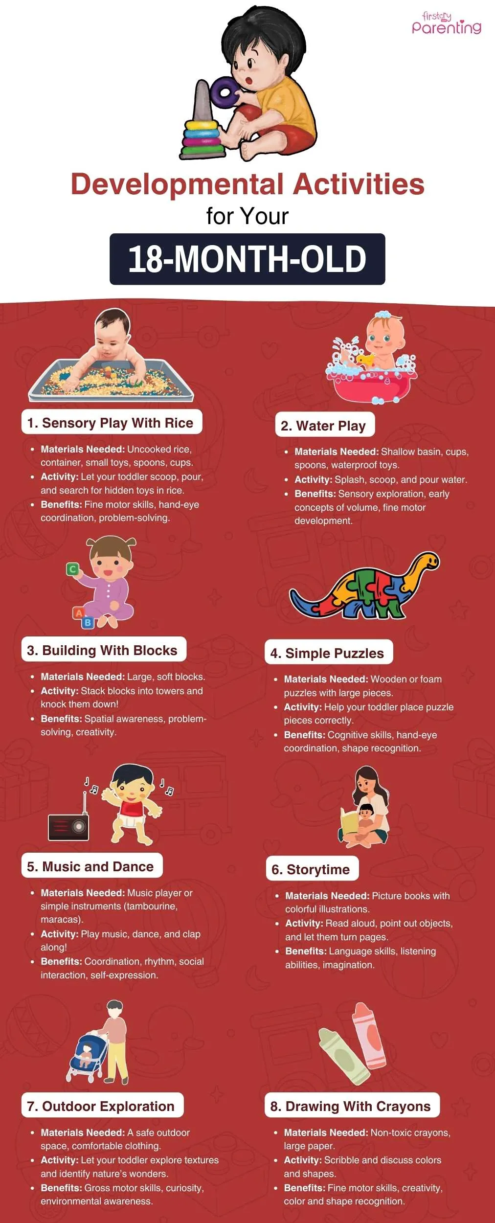 Developmental Activities for Your 18-Month-Old - Infographic