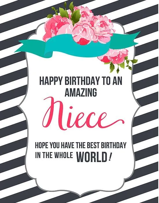 Sweet Birthday Wishes & Messages for Niece
