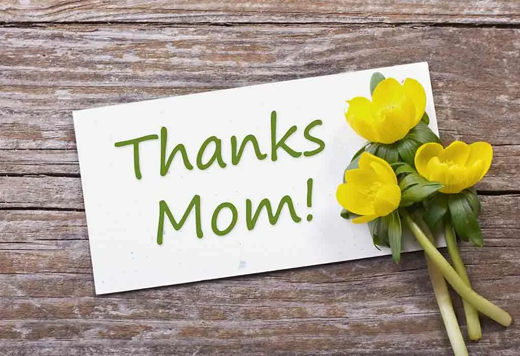 Long-Distance Thank You Messages for Mom