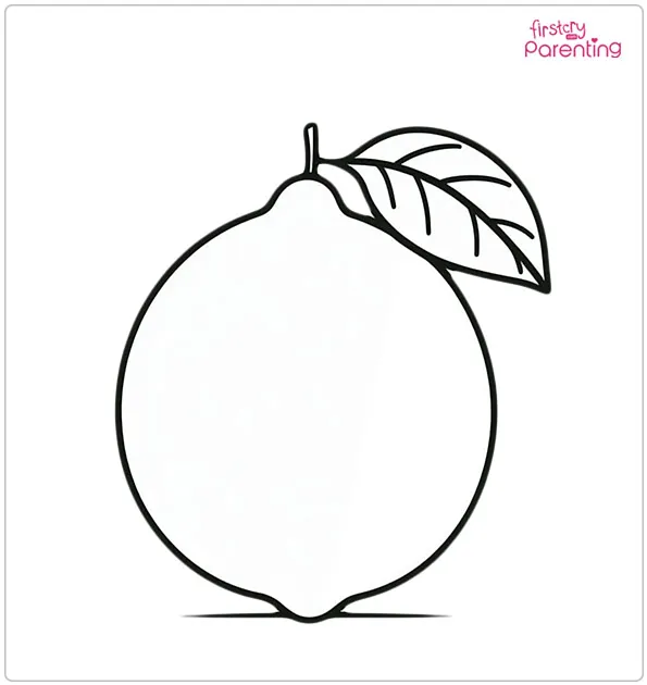 Lemon Coloring Page