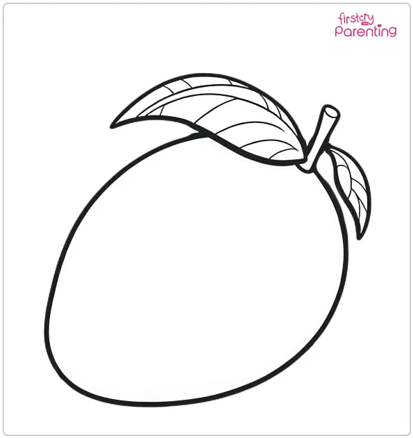 Mango Coloring Page