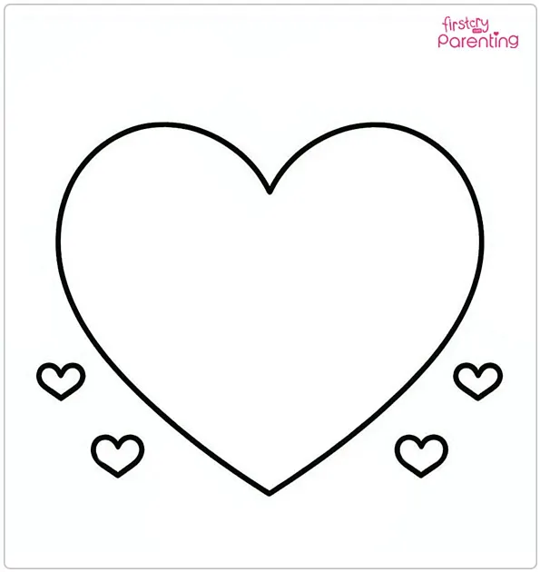 Valentine's Day Heart Coloring Page