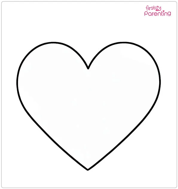 Big Heart Coloring Page