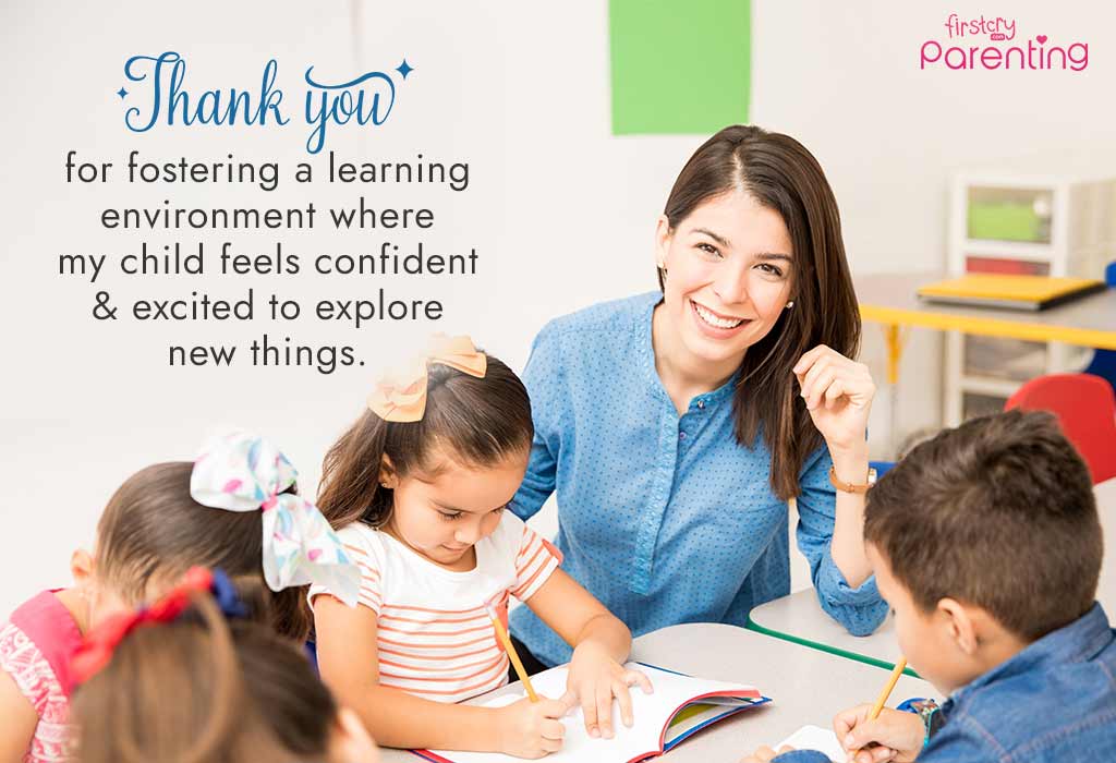 Thank You Message For Learning and Nurturing Skills