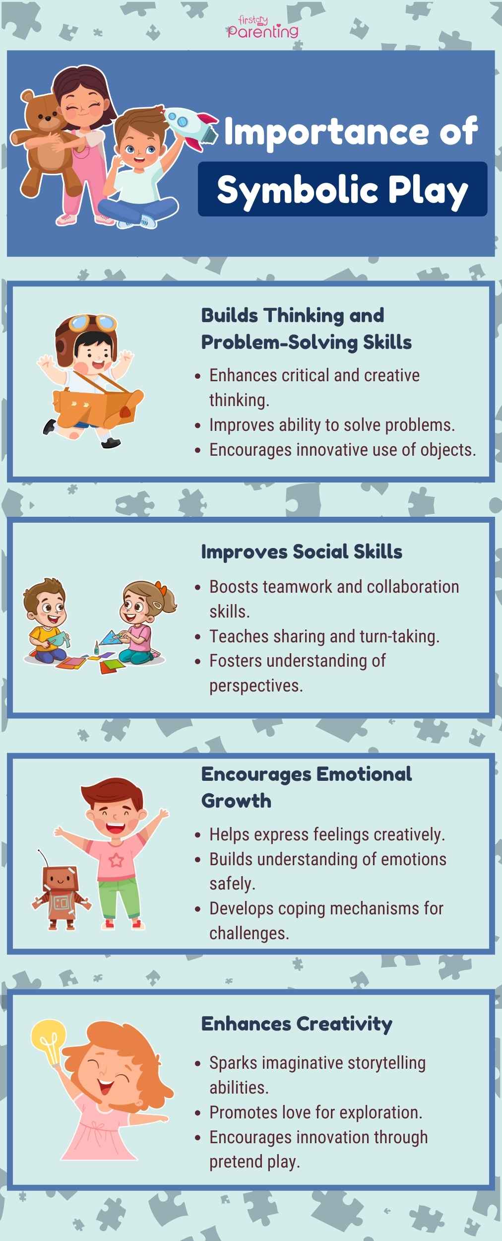 Importance of Symbolic Play - Infographic