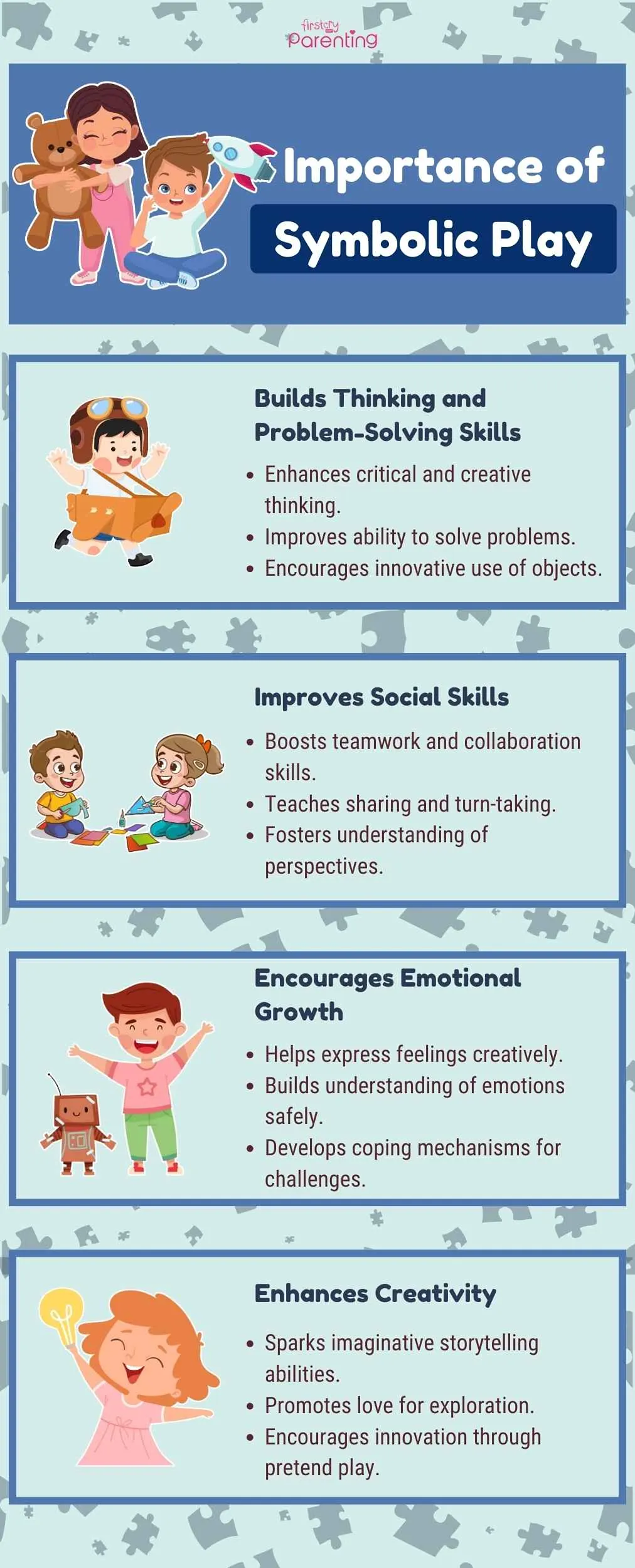 Importance of Symbolic Play - Infographic