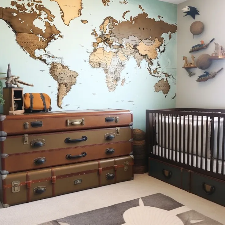 Adventure Theme Baby Room Décor