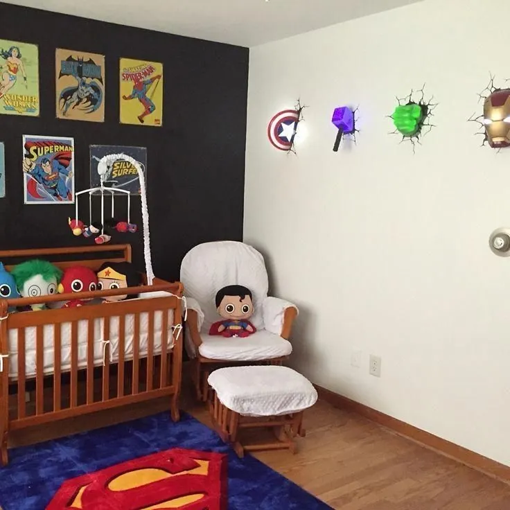 Superhero Theme Baby Room Décor