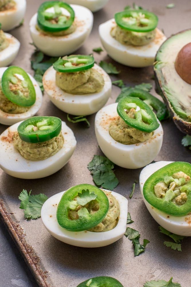 Avocado Deviled Eggs