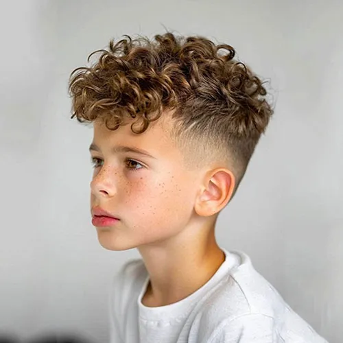 The Curly Top Haircut for Boys