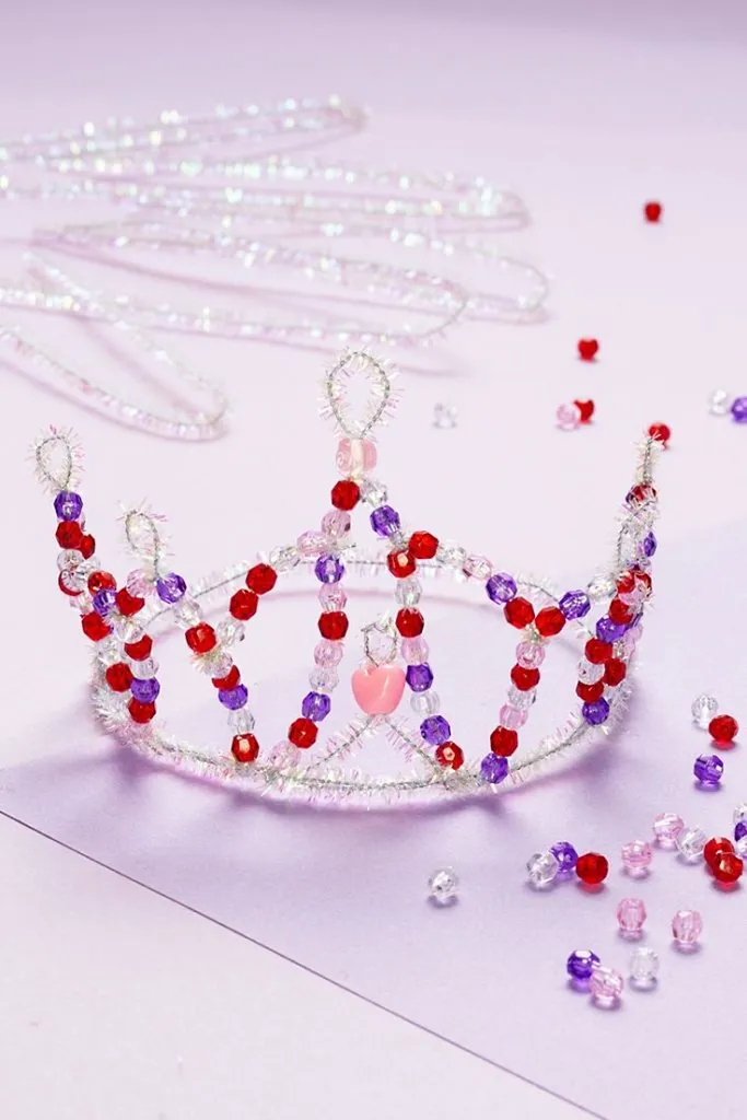 Snow White Crown Bead Craft