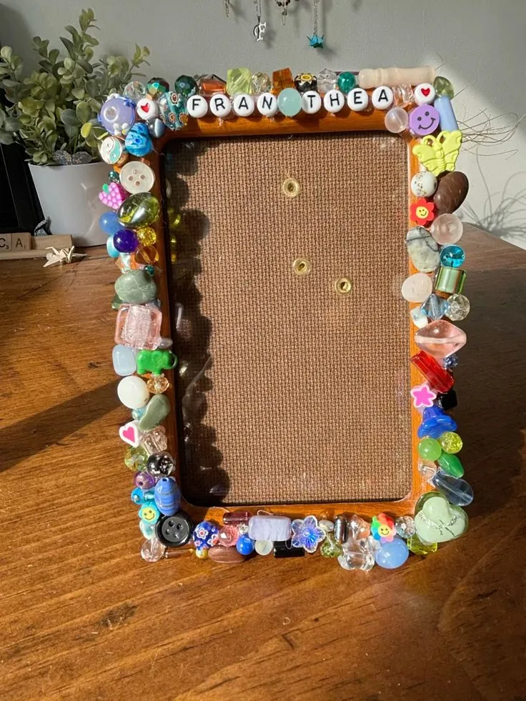 Beaded Photo Frame Craft