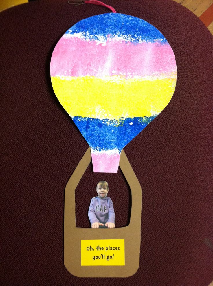 Oh, the Places You'll Go Balloon Bookmark Oh, the Places You'll Go Balloon Bookmark