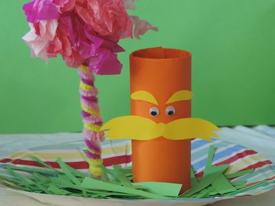 Lorax Toilet Paper Roll Craft Lorax Toilet Paper Roll Craft