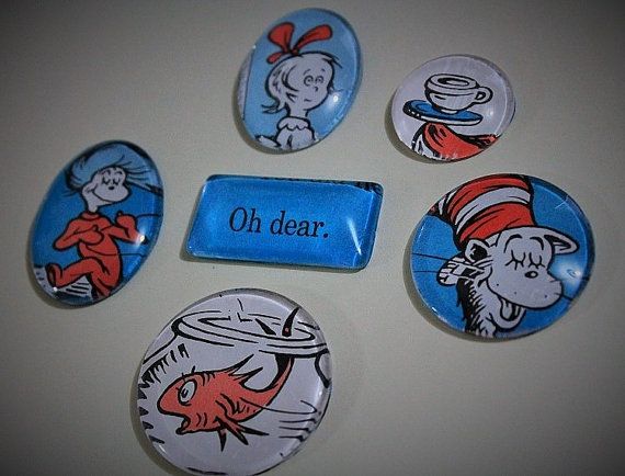 Dr Seuss Fridge Magnets diy Dr Seuss Fridge Magnets diy