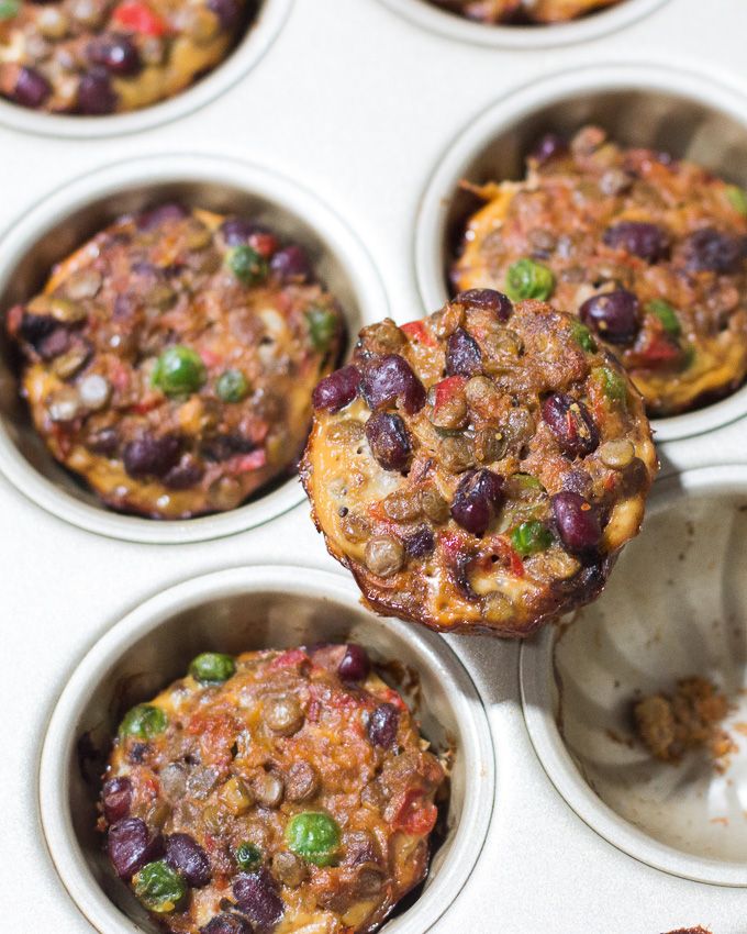 Lentil & Cheese Muffins