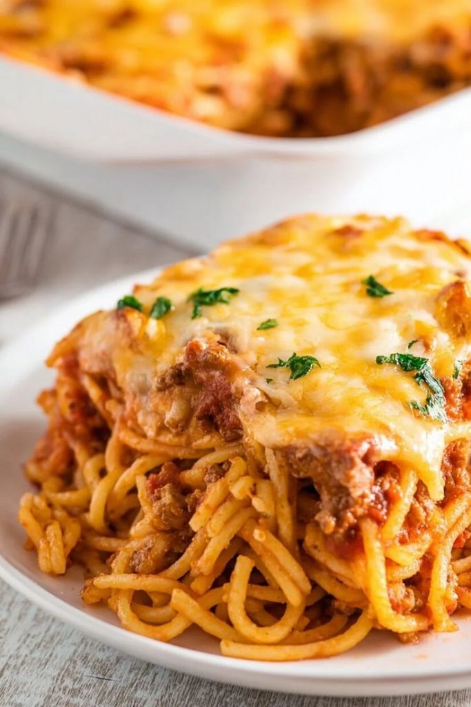 Baked Chicken Spaghetti