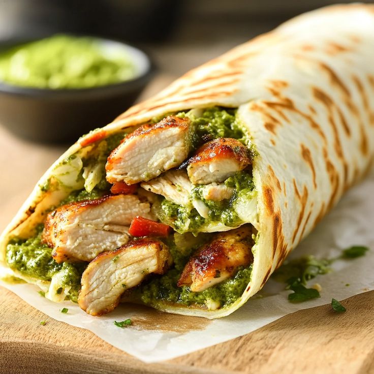 Chicken Pesto Wrap