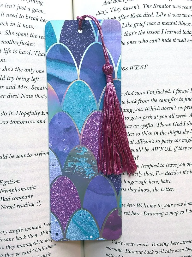 Mermaid Scale Bookmarks Mermaid Scale Bookmarks