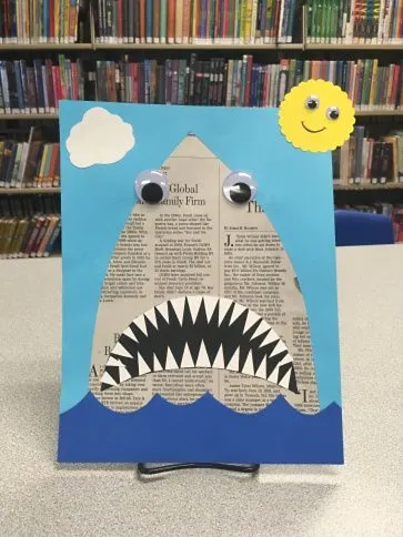 Newspaper Shark Craft Newspaper Shark Craft