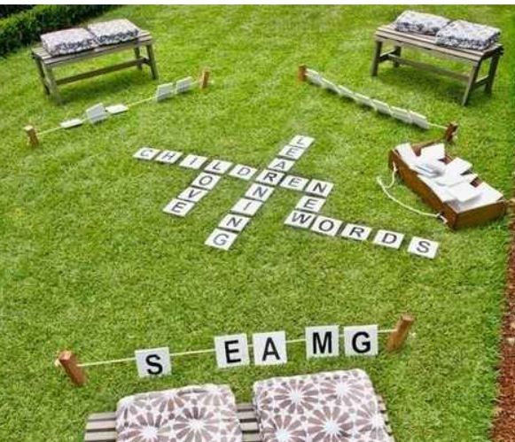Outdoor Scrabble