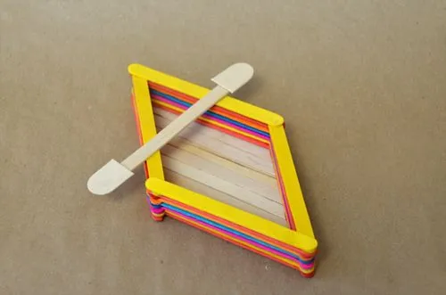Boat Made from Icecream Sticks