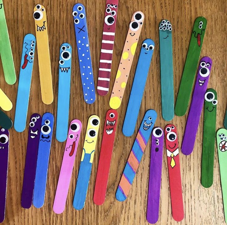 Popsicle Stick Bookmarks