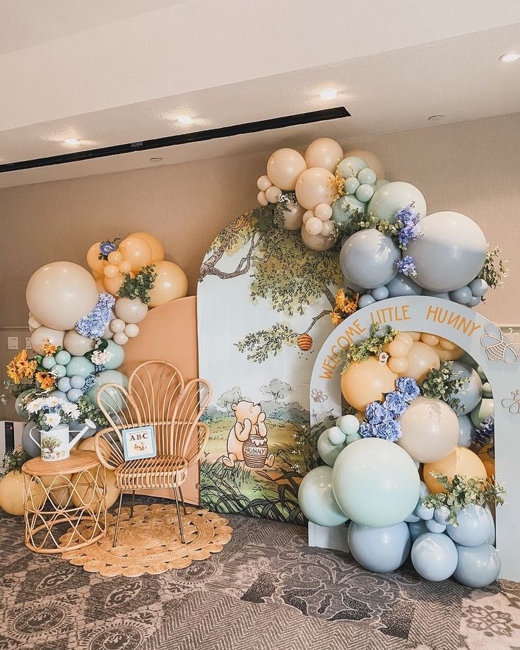 Winnie the Pooh Baby Shower Decoration Ideas