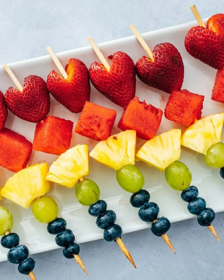 Fruits and Veggies Skewer Craft