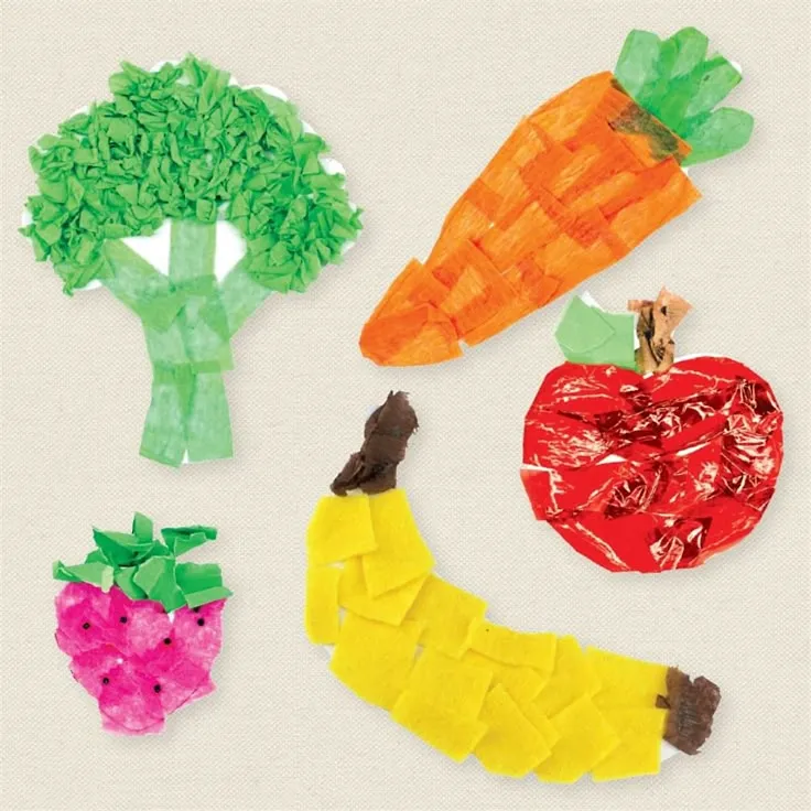 Fruit and Vegetable Collage