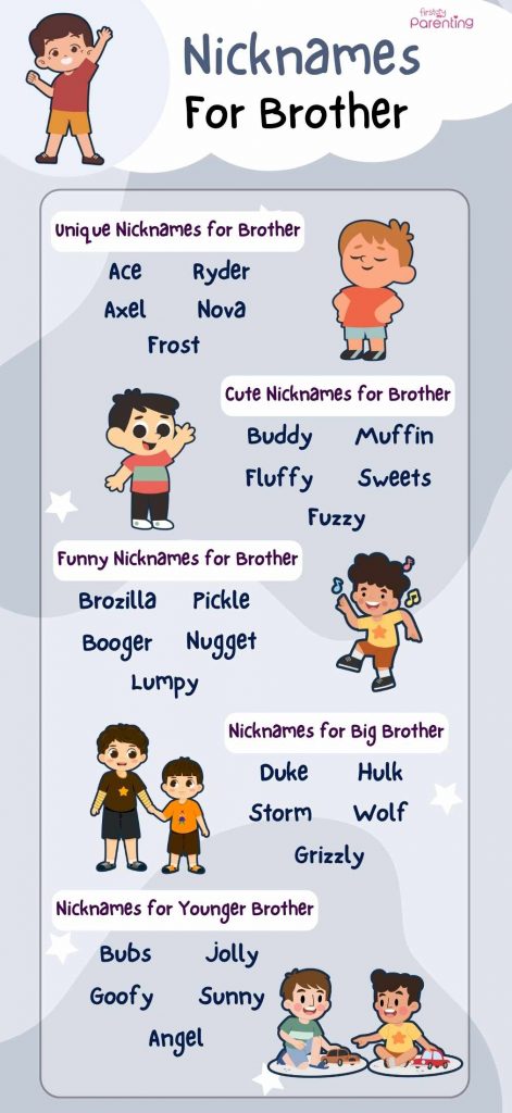 Nicknames for Brother - Infographic