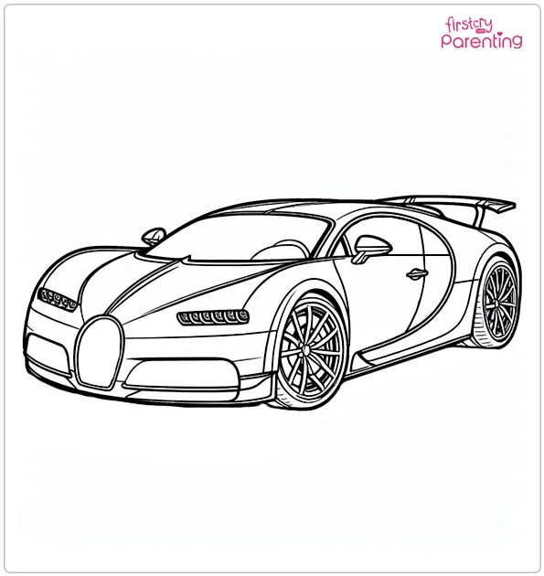 Bugatti Coloring Page Bugatti Coloring Page
