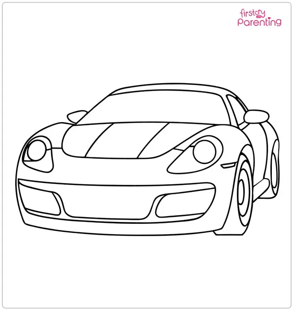 Ferrari Coloring Page Ferrari Coloring Page