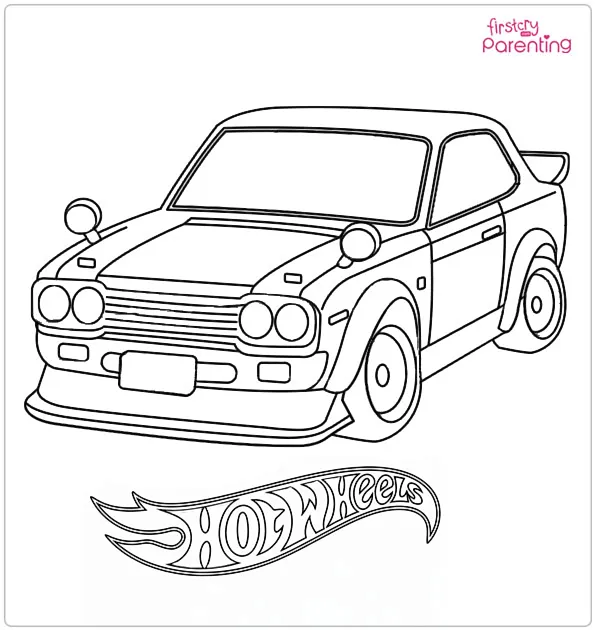 Hot Wheels Car Coloring Page Hot Wheels Car Coloring Page