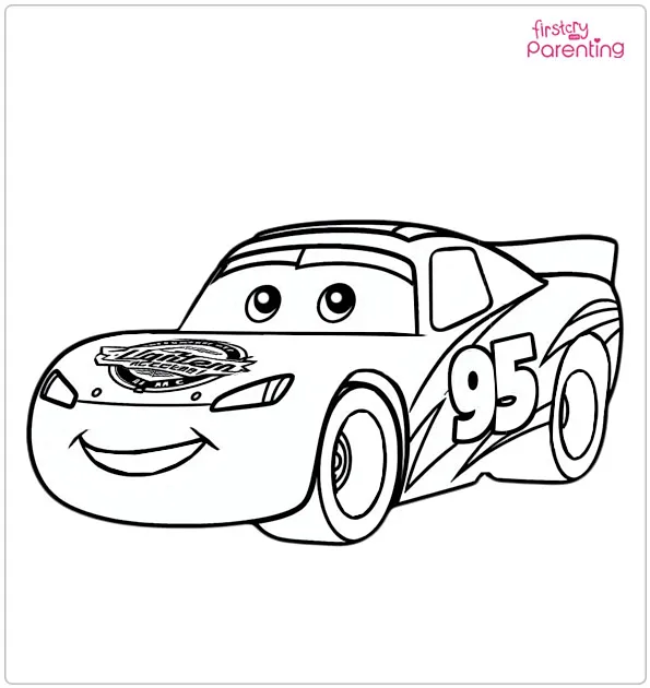 Lightning McQueen Coloring Page Lightning McQueen Coloring Page
