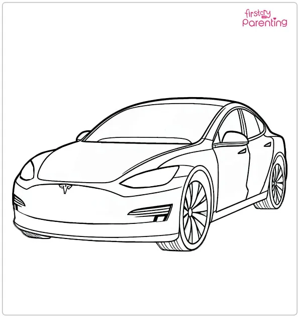 Tesla Coloring Page Tesla Coloring Page