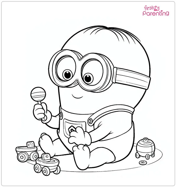 Baby Minion Coloring Page Baby Minion Coloring Page