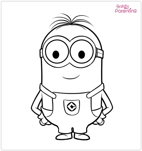 Bob Minion Coloring Page Bob Minion Coloring Page