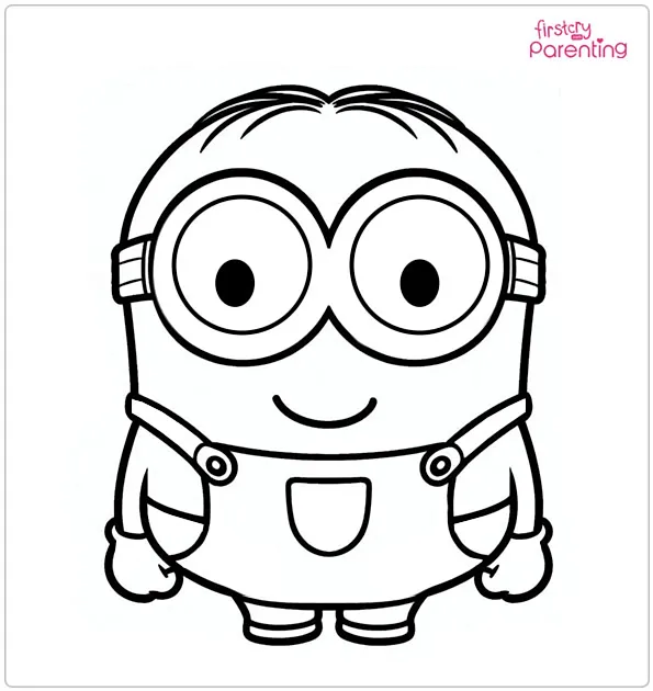 Cute Minion Coloring Page Cute Minion Coloring Page