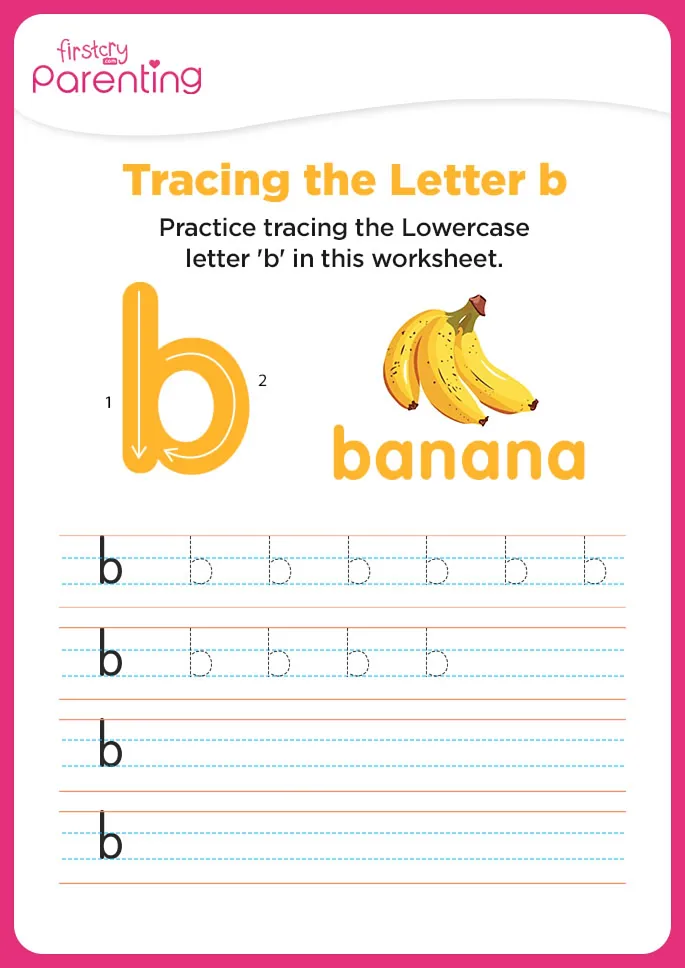 b for banana worksheet