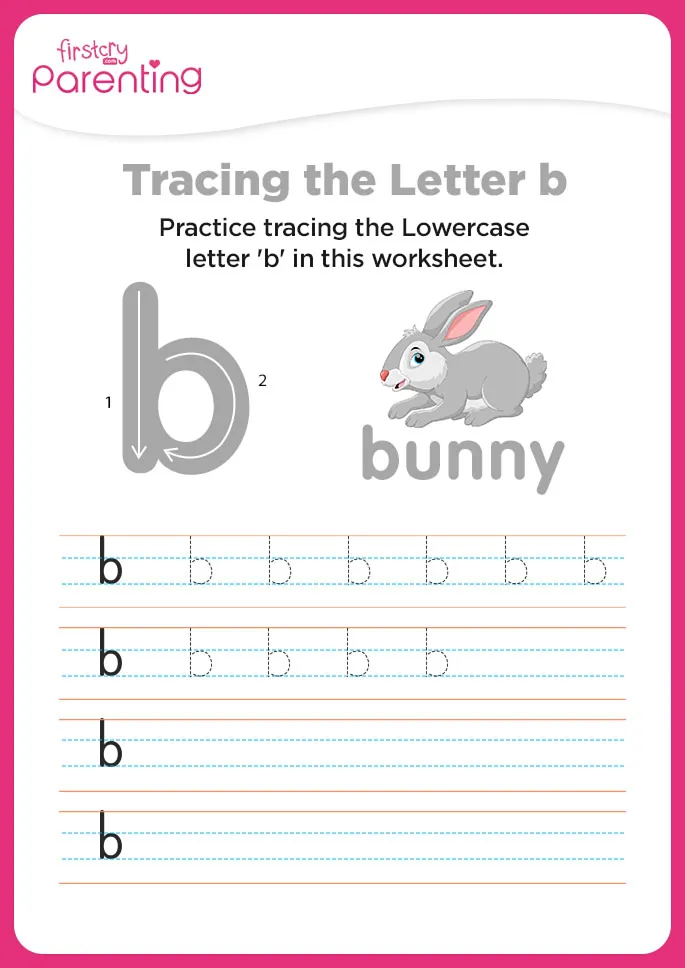 b for bunny worksheet