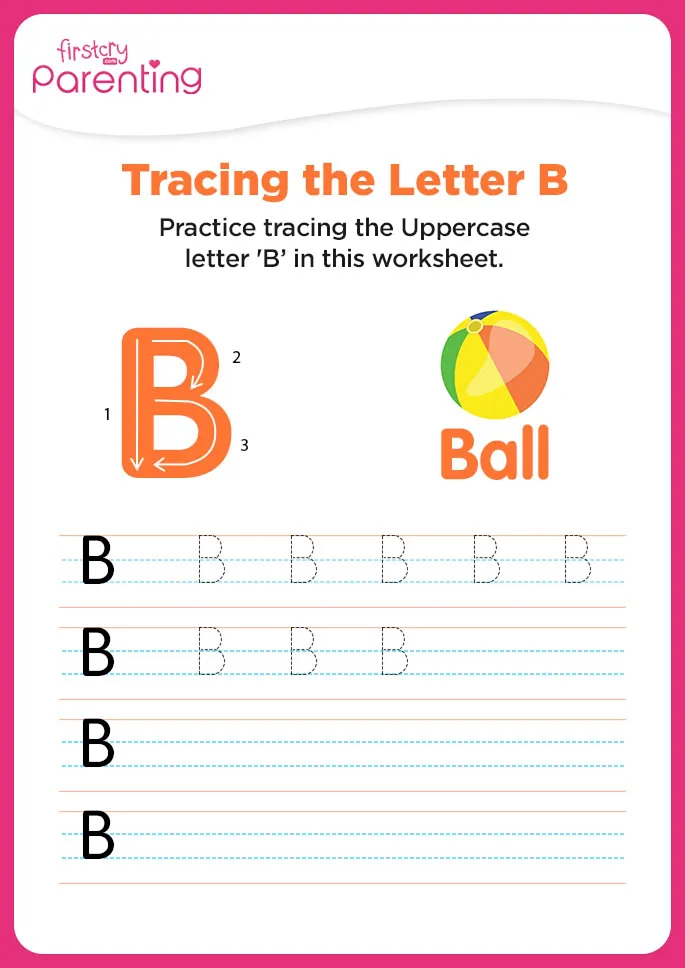 B for Ball Worksheet