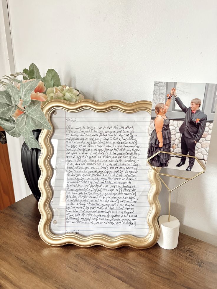 Handwritten Letter Frame