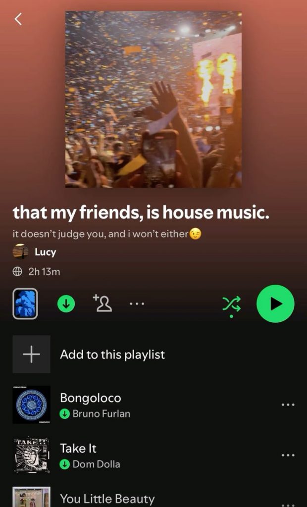 Custom Music Playlist