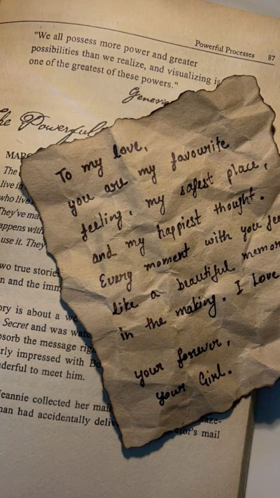 Handwritten Poem