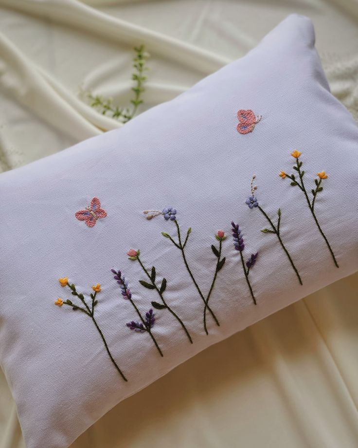 Embroidered Pillow