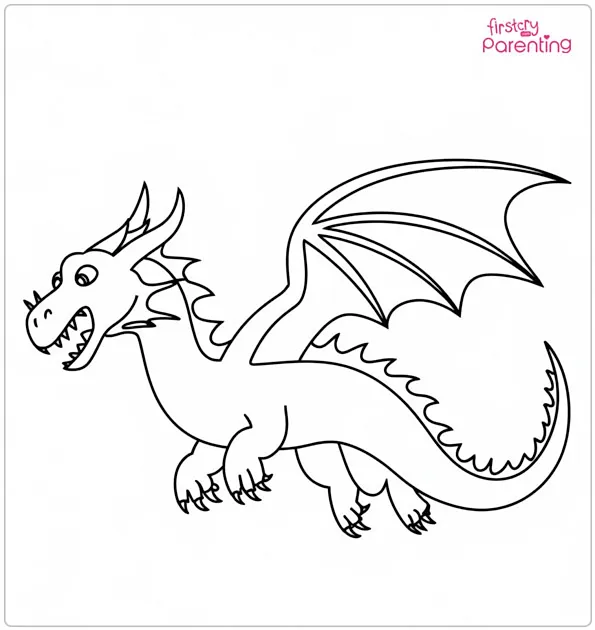 Dragon Monster Coloring Page